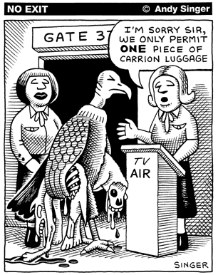 Andy Singer: Carrion Luggage