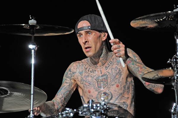 Travis Barker Blink-182 drummer